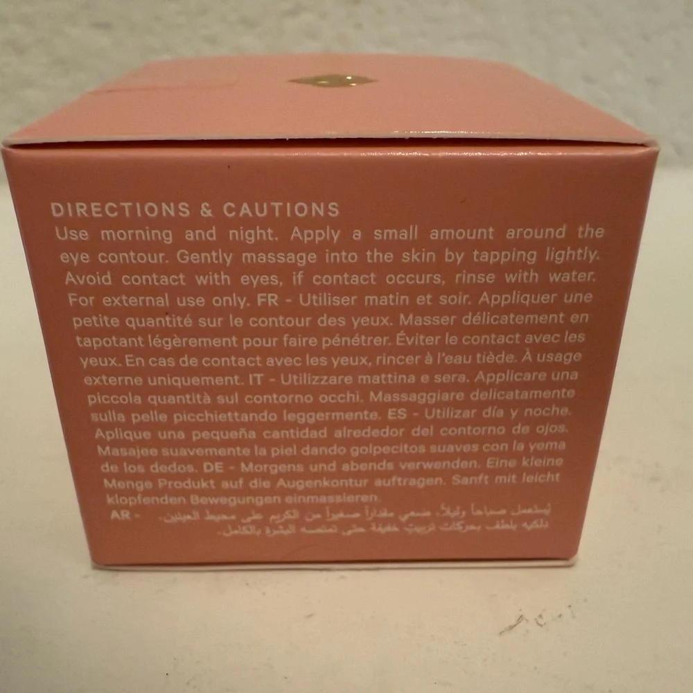 MZ SKIN Soothe & Smooth Hyaluronic Brightening Eye Complex Cream NEW Full Size